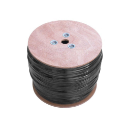 S-Link Sl-Cat609 Cat6 305M 23Awg 0.56Mm Cca Double Jack Gri̇+Siyah Outdoor Kablo