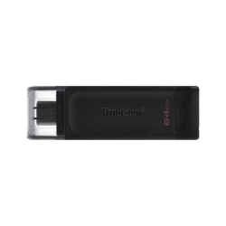 Kingston 64Gb Usb3.2 Gen 1 Datatraveler 70 Type-C Siyah (Dt70/64Gb)