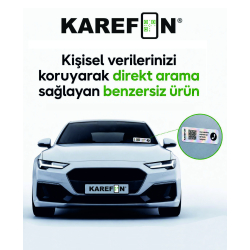 Karefon Qr Ara&Ccedil; Etiketi - Mobil - Son Teknoloji Ara&Ccedil; İletişim Platformu (Yıllık)