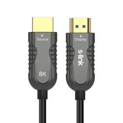 S-Link Sl-Hm8K030 Hdmi To Hdmi 30M V2.1 8K60 Hz 4K 120Hz Fiber Kablo