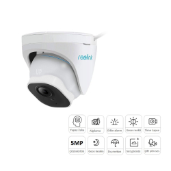 Reolink P324 5Mp 2.8Mm &Ccedil;Ift Y&Ouml;N Ses  Gece Renkli Ip67 Dome Kamera