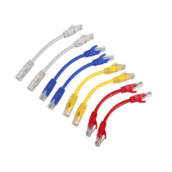 Ager Utp Cat6 0.15M 4X2X28# Lsoh Slim Patch Cord Mavi