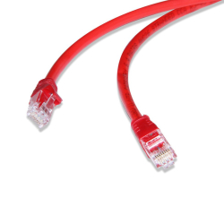 Flaxes 30Cm Cat6 Utp 24Awg Patch Network Kablo Kirmizi (Fnk-6003K)