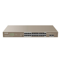Tenda Teg1126P-24-410W 24Ge Poe Port (370W), 2Xcombo Sfp Switch